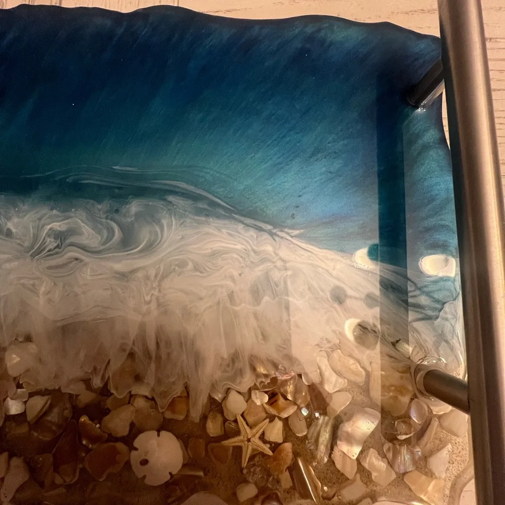 Ocean-Themed Resin Tray